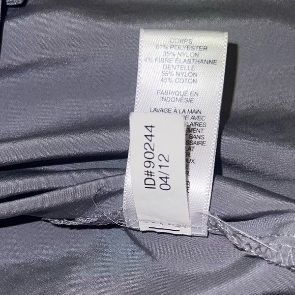 S/P Small Gray Black Lace Button Up Express Elite Stretch Short Sleeved Shirt - Picture 4 of 5